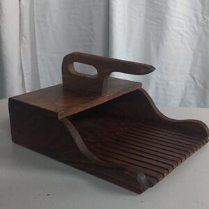 Antique Cranberry Scoop